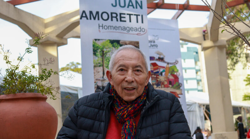 Juan Amoretti - Homenageado da Feira do Livro